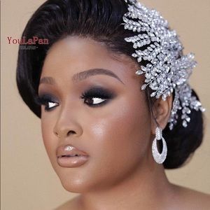 Bridal Crystal Hair Barrett Band